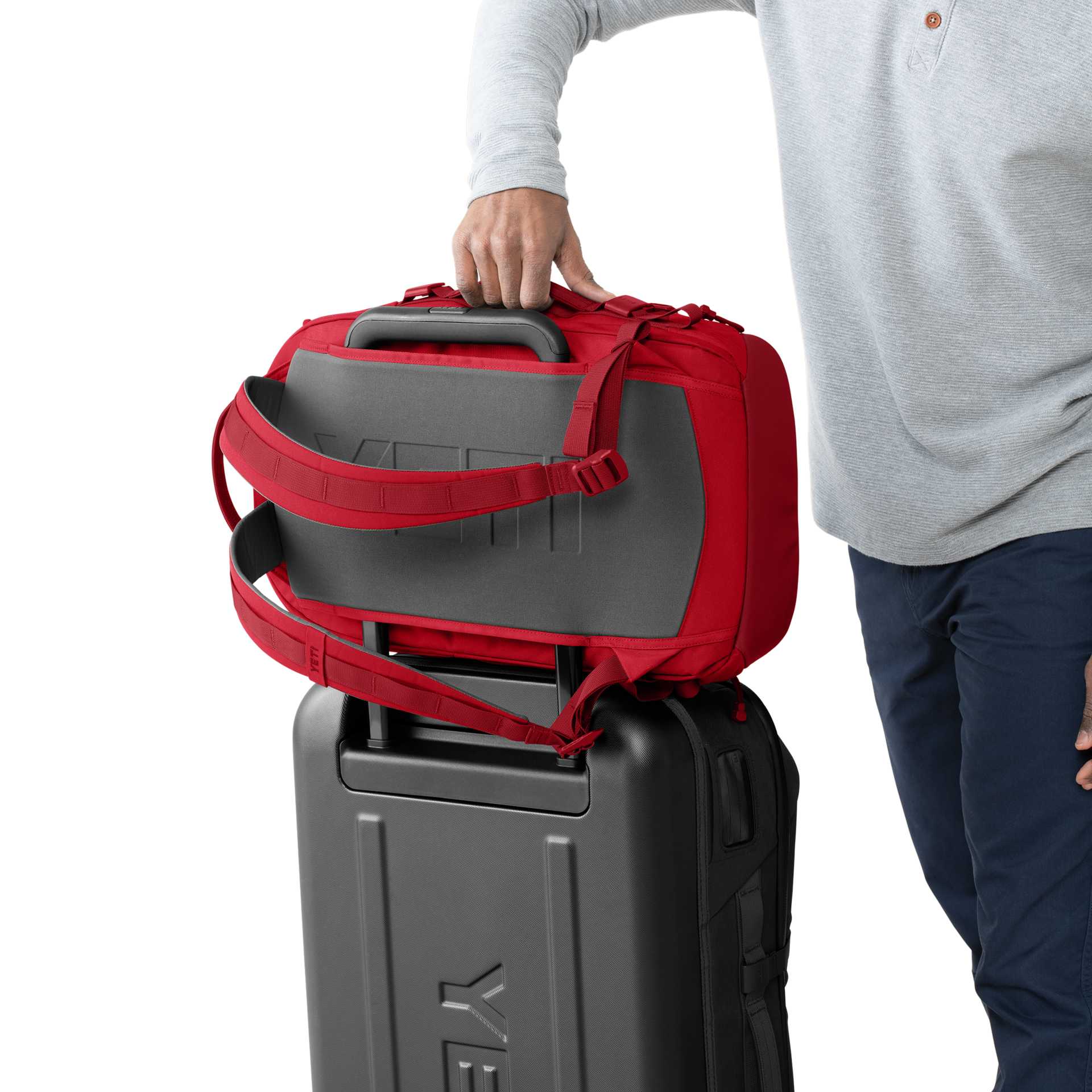 27L Carry On Backpack, Rescue Red, large