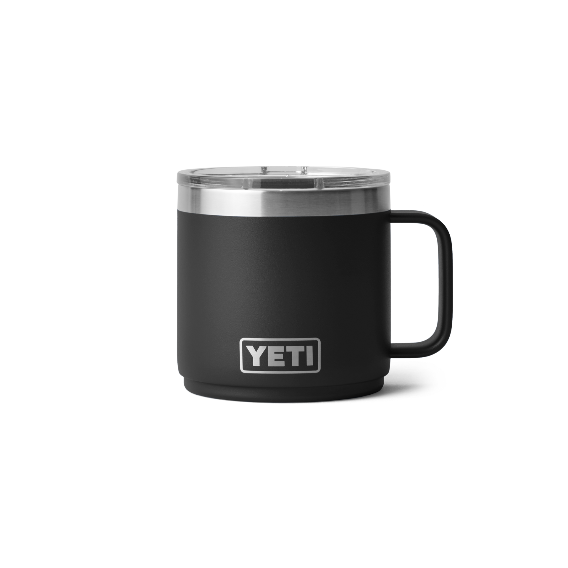 14 oz Stackable Mug, Black, large