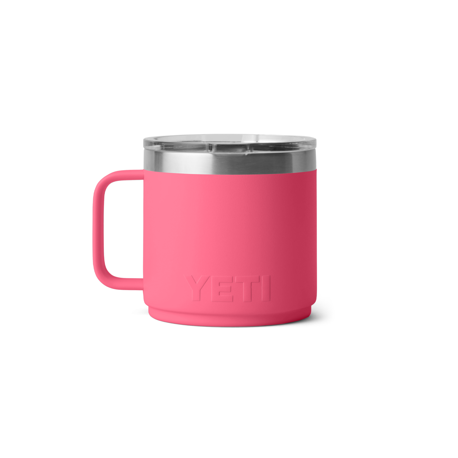 14 oz Stackable Mug, Tropical Pink, large
