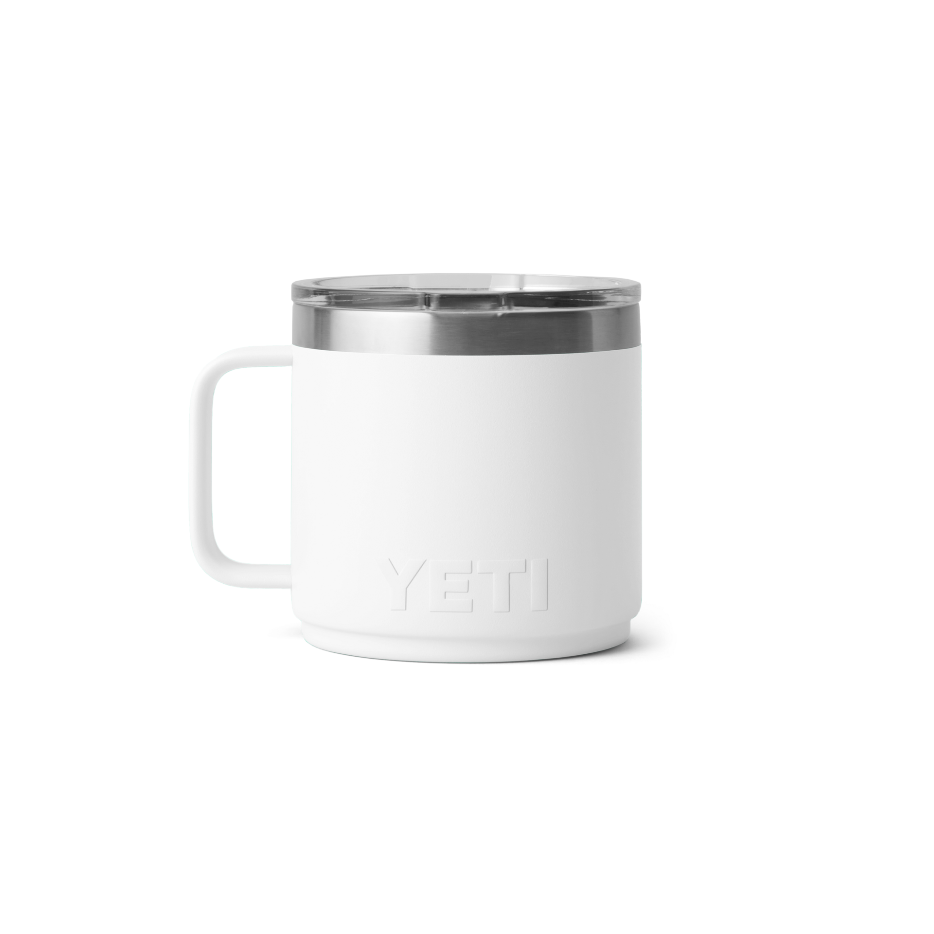 14 oz Stackable Mug, White, large