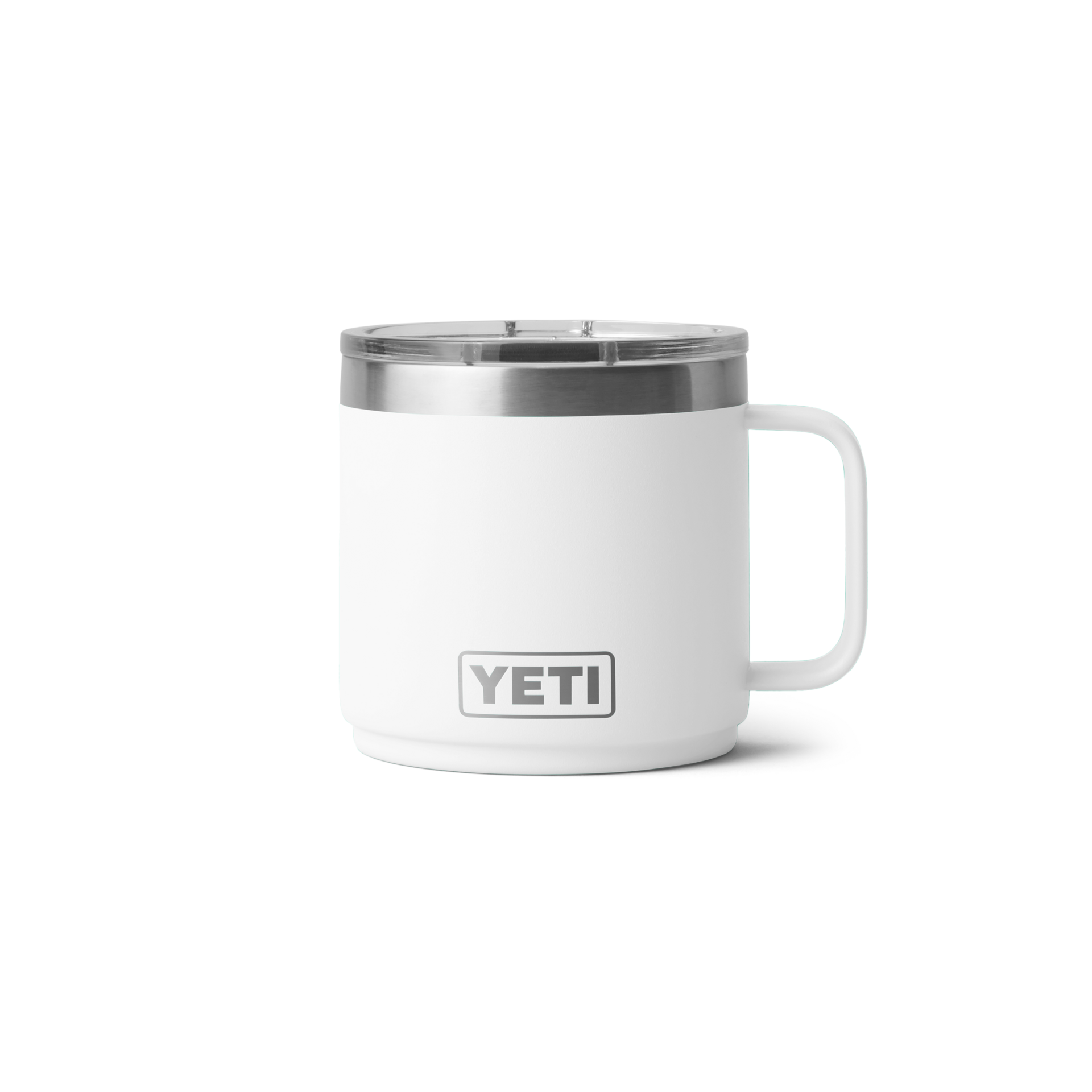 14 oz Stackable Mug, White, large