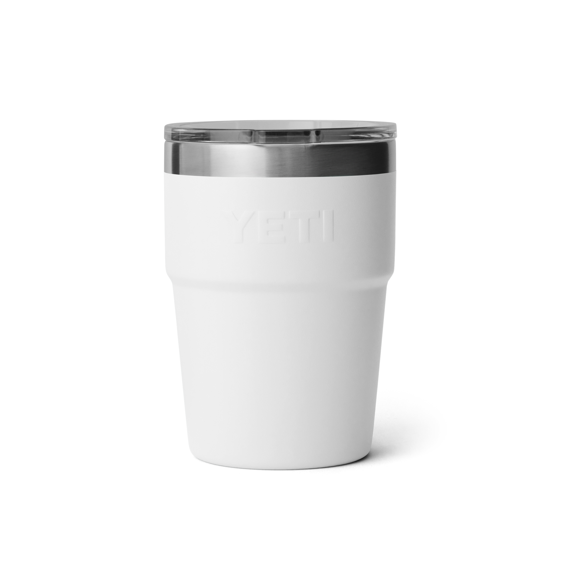 16 oz Stackable Cup, White, large