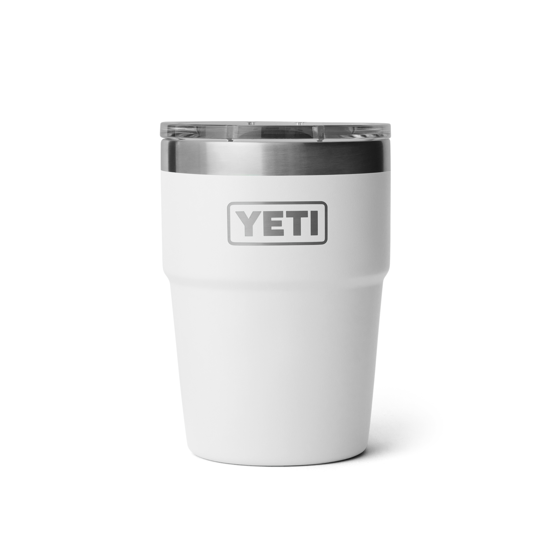 16 oz Stackable Cup, White, large