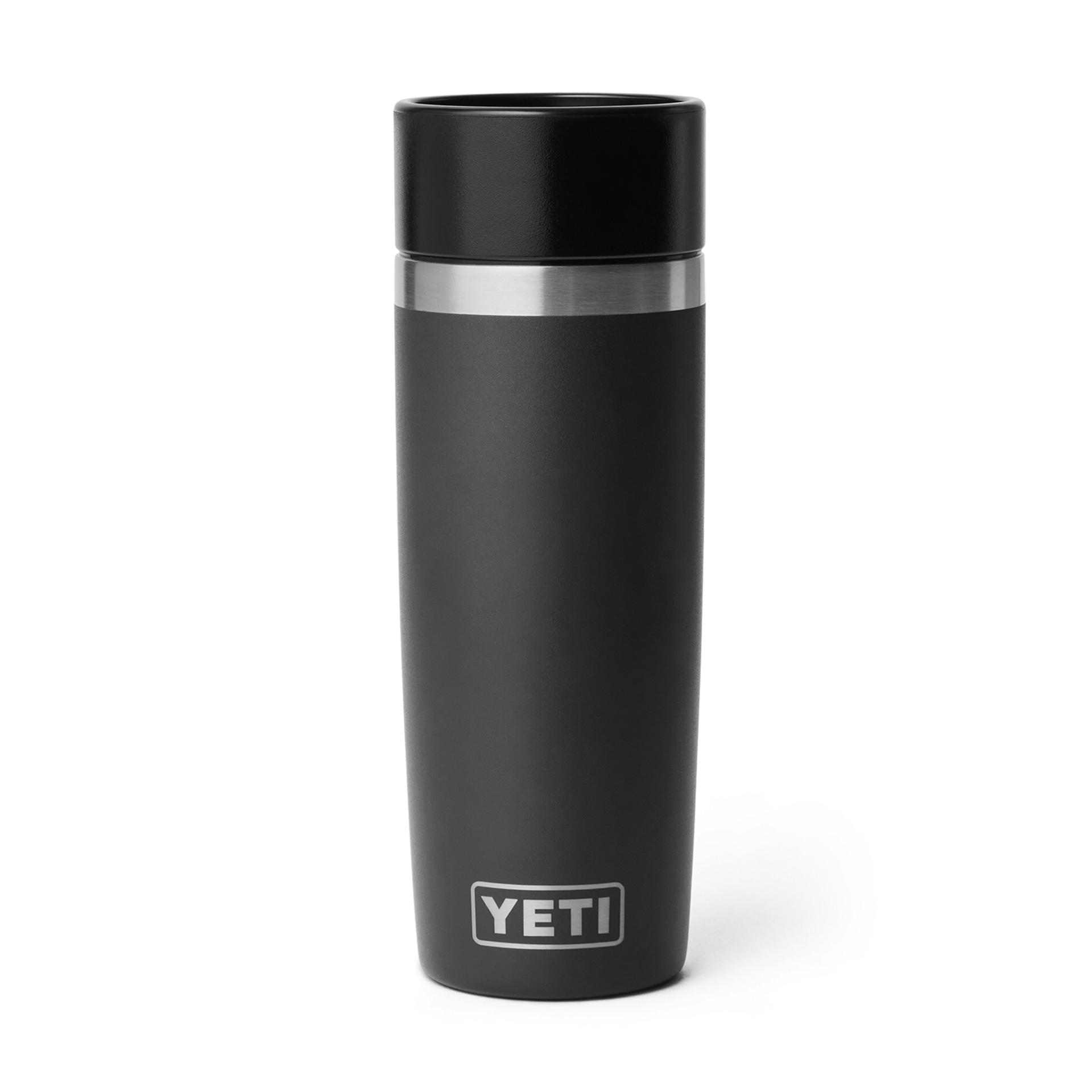 16 oz Travel Bottle, Black, large