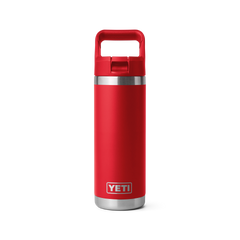18 oz Water Bottle, Rescue Red, large