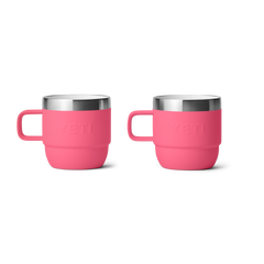 6 oz Stackable Mugs, Tropical Pink, large