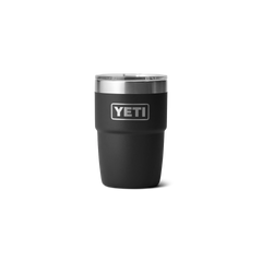 8 oz Stackable Cup, Black, large