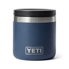 8 oz Insulated Food Jar, Navy, large