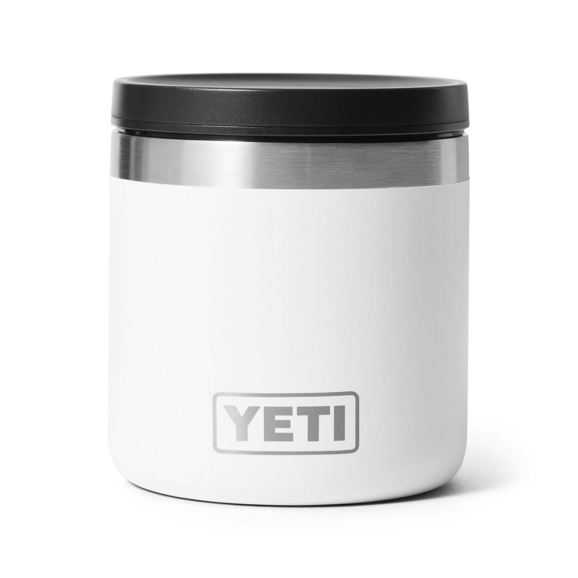 8 oz Insulated Food Jar, White, large