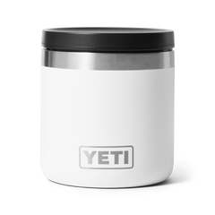 8 oz Insulated Food Jar, White, large