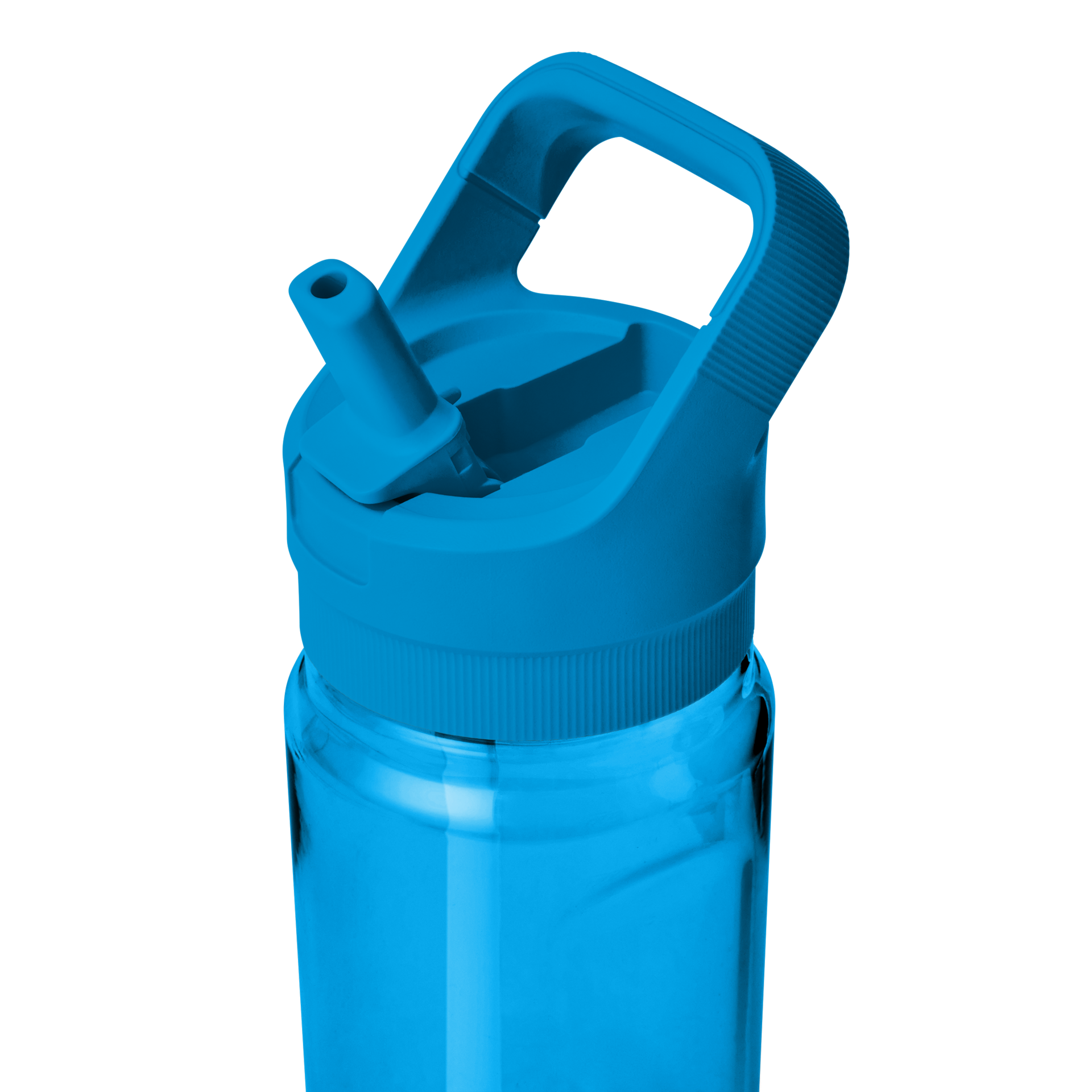 Bottle Straw Cap, Big Wave Blue, large