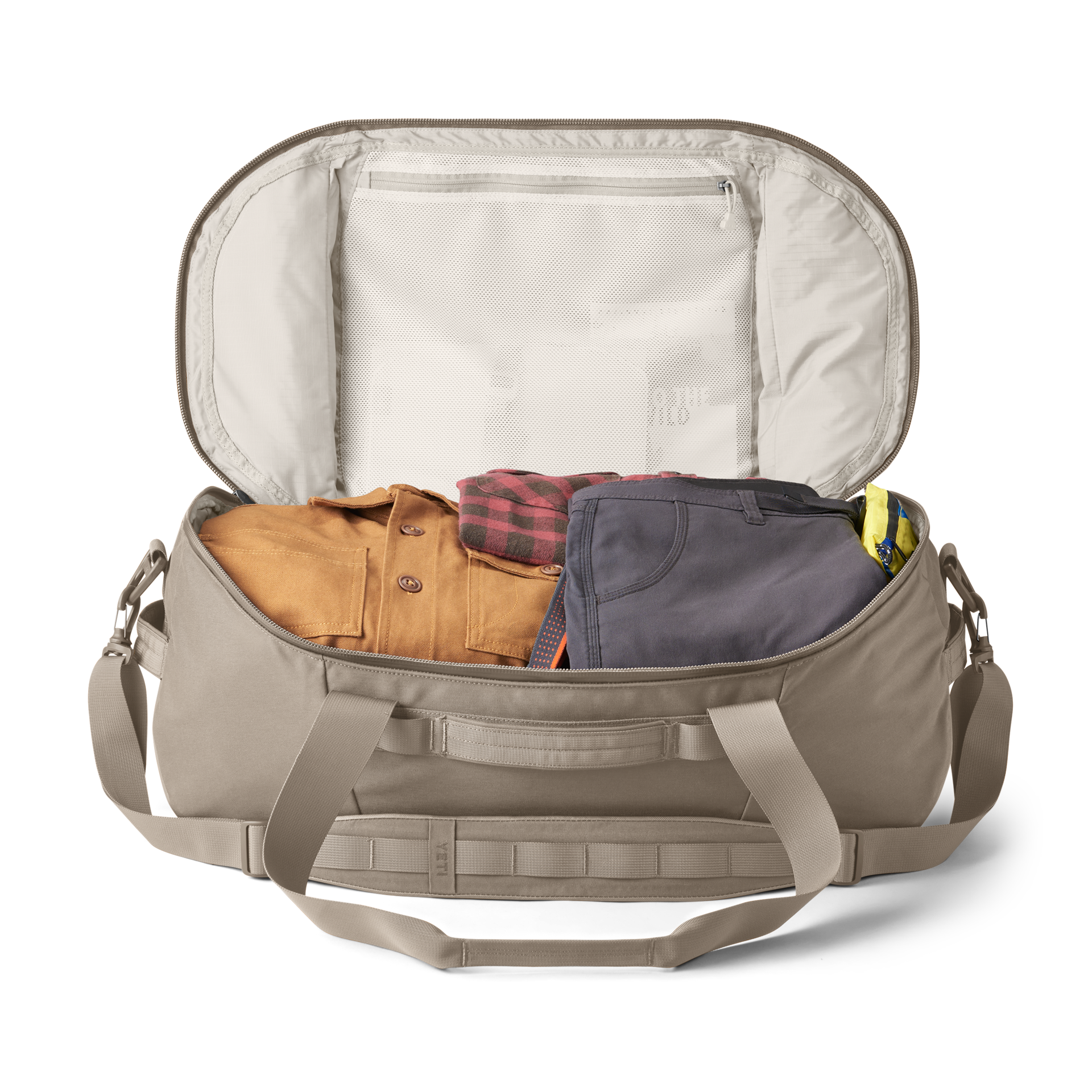 60L Travel Duffel, Cape Dark Taupe, large