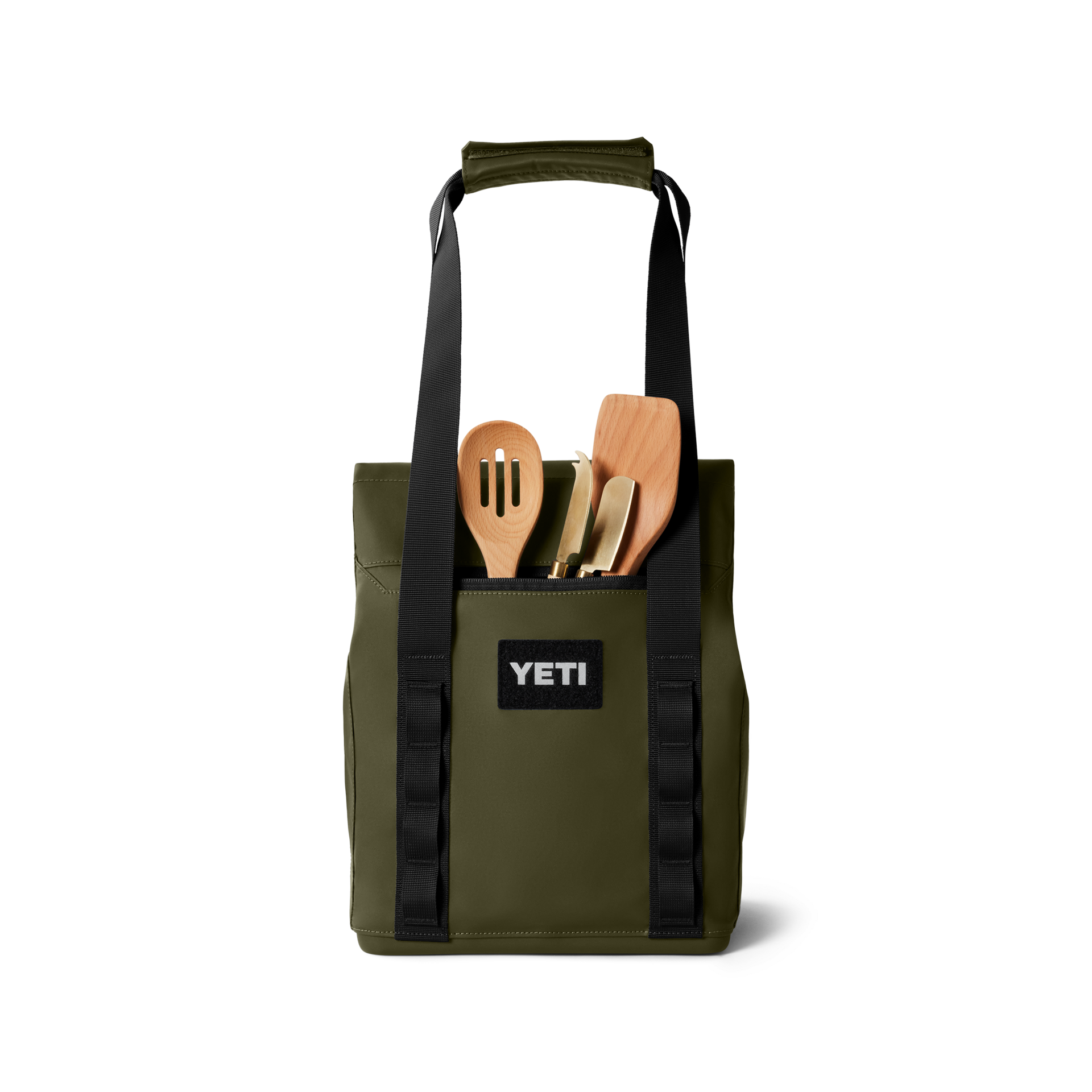 14L Insulated Tote Bag, Olive, large